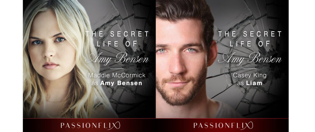 Instagram post featuring The Secret Life of Amy Bensen stars Maddie McCormick and Casey King