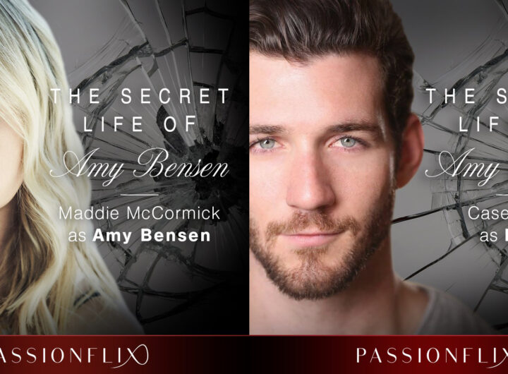 Instagram post featuring The Secret Life of Amy Bensen stars Maddie McCormick and Casey King