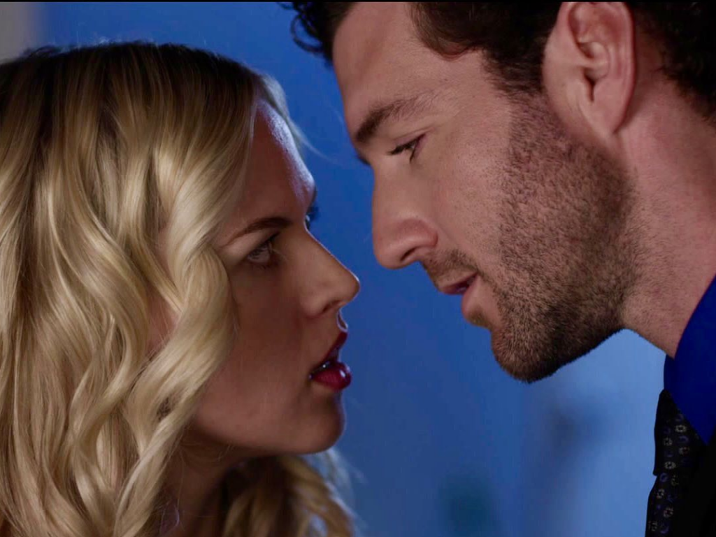 Maddie McCormick and Casey King in The Secret Life of Amy Bensen on Passionflix. Photo: Passionflix