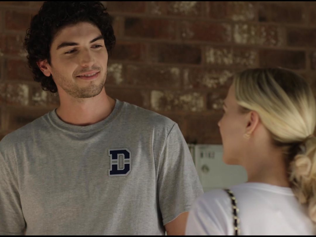 Dylan Nunez and Maddie McCormick in The Secret Life of Amy Bensen