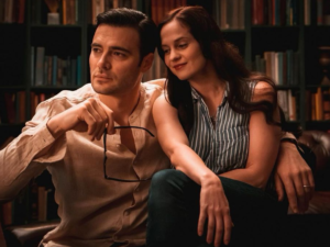 Melanie Zanetti and Giulio Berruti in Gabriel's Redemption. Photo: Passionflix