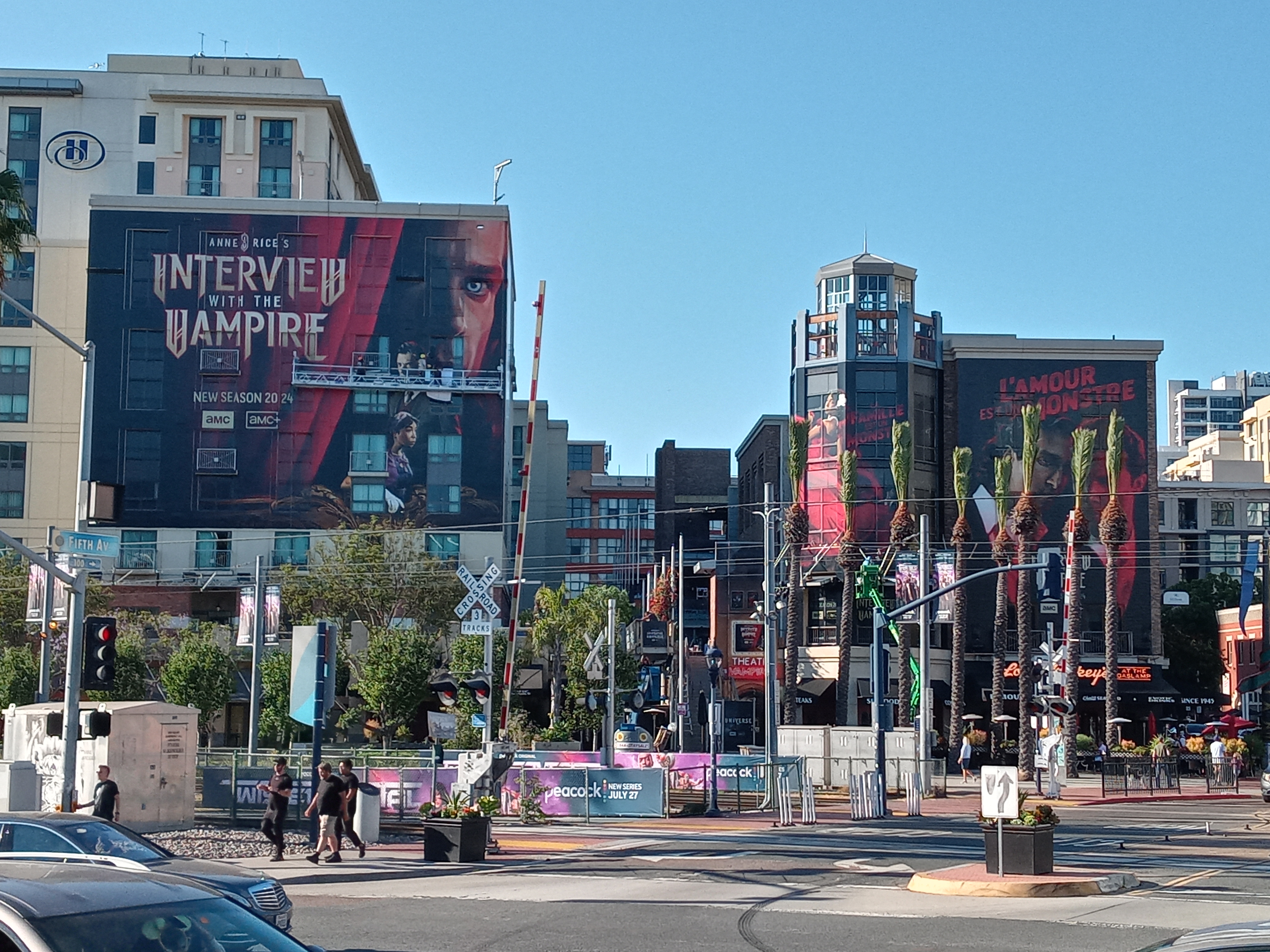 View of the Interview with the Vampire SDCC 2023 offsite activation. Photo: Sarabeth Pollock