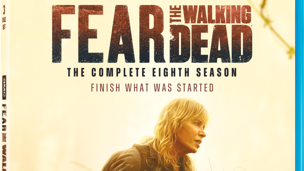 Image of the cover of the Fear TWD season 8 Blu-ray featuring Madison Clark