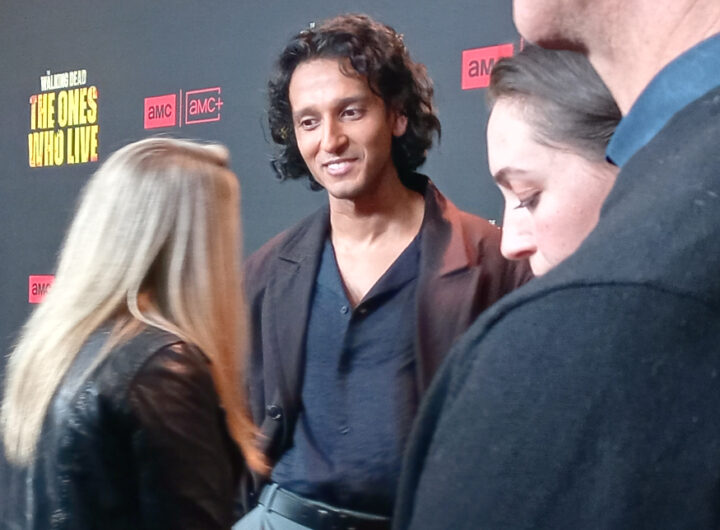 Assad Zaman on the red carpet