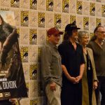 David Zable, Norman Reedus, Melissa McBride, Greg Nicotero and Scott M. Gimple at the Daryl Dixon season 3 press panel at SDCC 2025