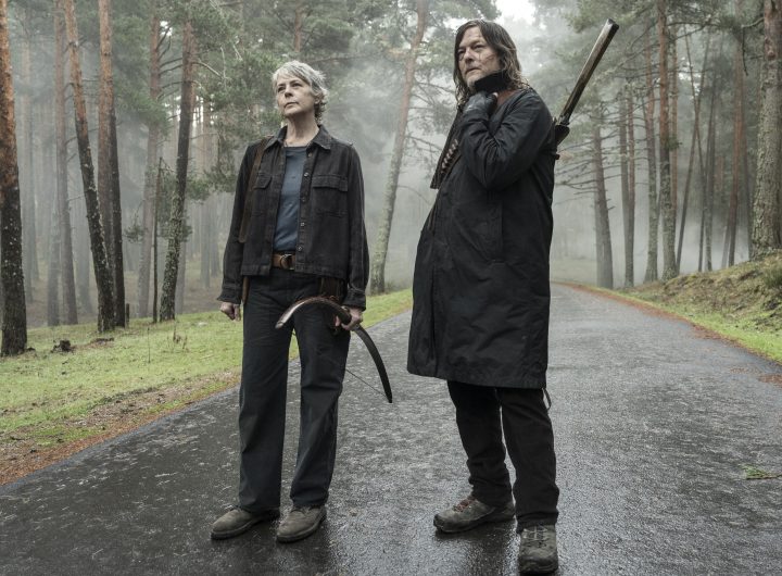 Daryl (Norman Reedus) and Carol (Melissa McBride) in The Walking Dead: Daryl Dixon season 3. Photo Credit: Carla Oset/AMC