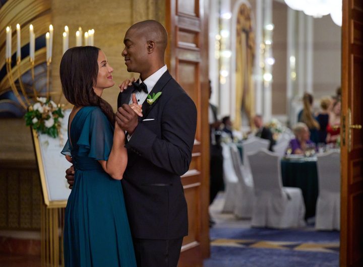 Heather Hemmons and B.J. Britt in The Groomsmen: First Look