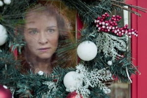 Sarah Drew in Mistletoe Murders season 2. Photo: Hallmark Channel