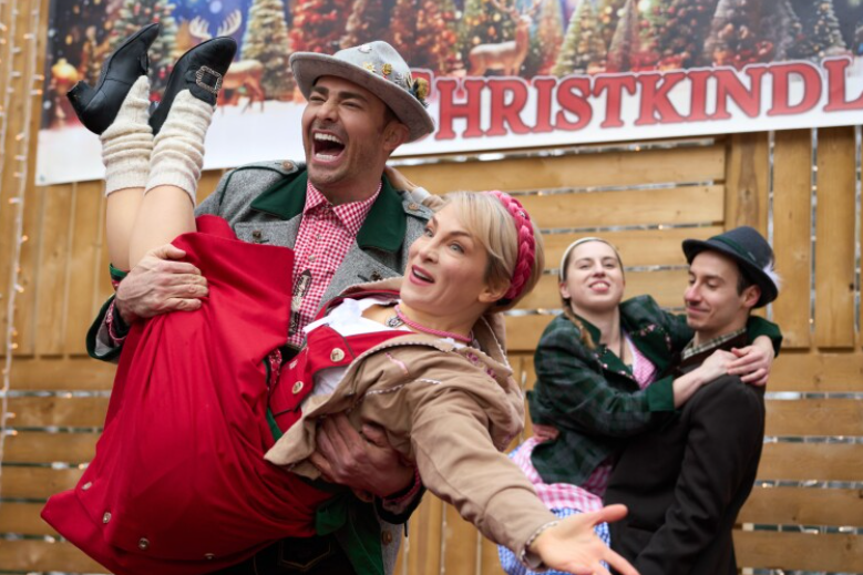 Jonathan Bennett in A Keller Christmas Vacation. Photo: Hallmark Channel