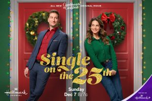Daniel Lissing and Lyndsy Fonseca in Single on the 25th. Photo: Hallmark Media