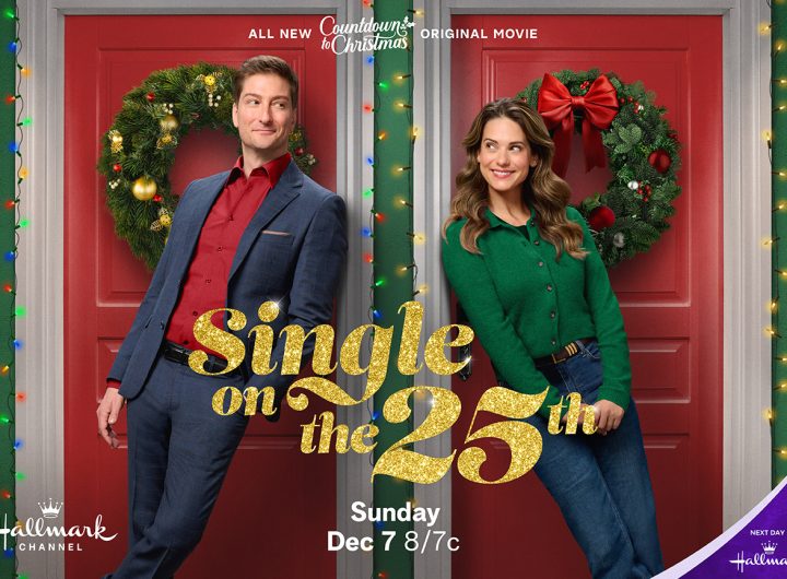 Daniel Lissing and Lyndsy Fonseca in Single on the 25th. Photo: Hallmark Media
