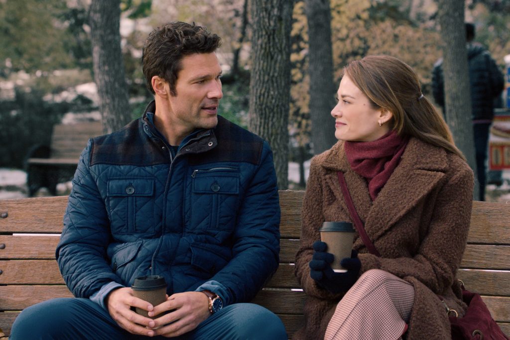 Aaron O'Connell and Kim Matula in The Way to You. Photo: Hallmark Media