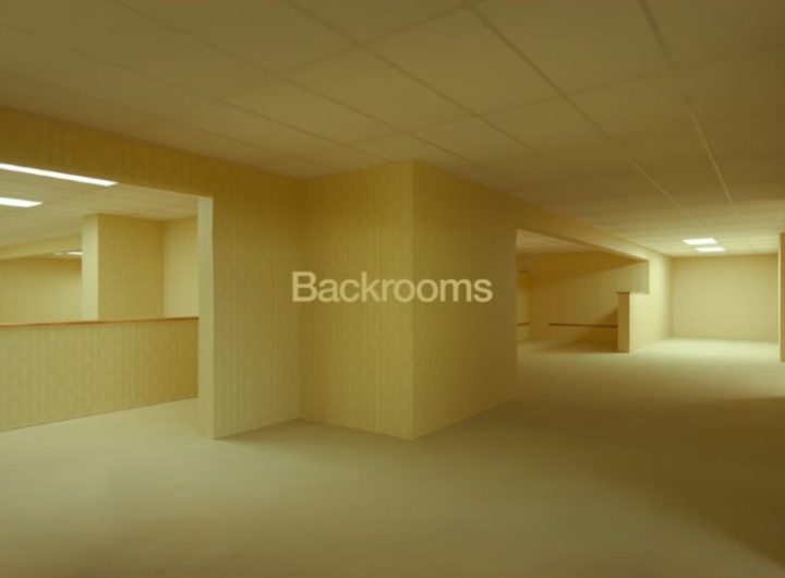 Title Card for Backrooms. Photo: A24