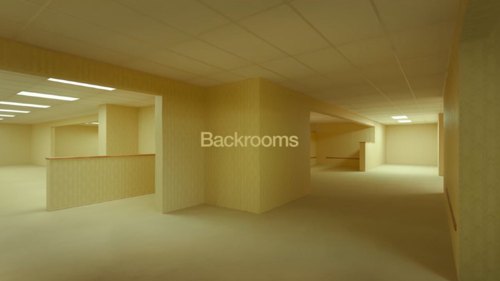 Title Card for Backrooms. Photo: A24