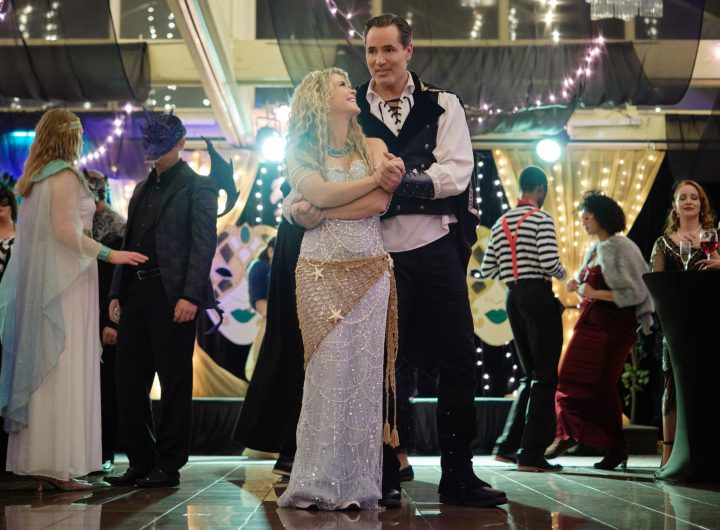 Alison Sweeney and Victor Webster in Sugar & Vice: A Hannah Swensen Mystery. Photo: Hallmark Media