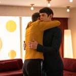 Paul Wesley as James T. Kirk and Ethan Peck as Spock in season 4, episode 2, of Star Trek: Strange New Worlds streaming on Paramount+, 2026. Photo Credit: Jan Thijs/Paramount+