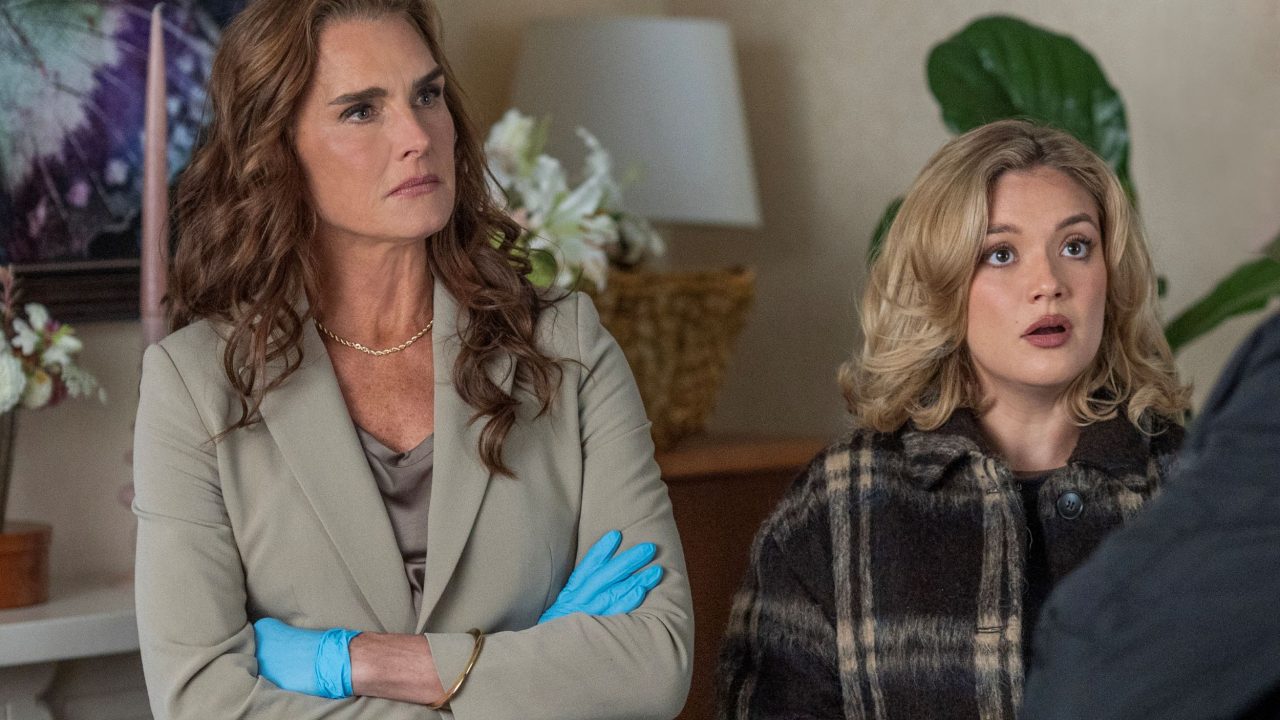 Brooke Shields in You're Killing Me on Acorn TV. Photo: AMC