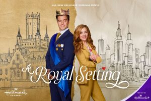 Jen Lilley and Dan Jeannotte in A Royal Setting. Photo: Hallmark Media