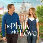 Stephen Huszar and Rebecca Dalton in To Philly with Love. Image: Hallmark Media
