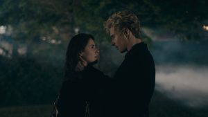 Audrey Hare and Alexander Cubis in Black Dagger Brotherhood season 2. Photo: Passionflix