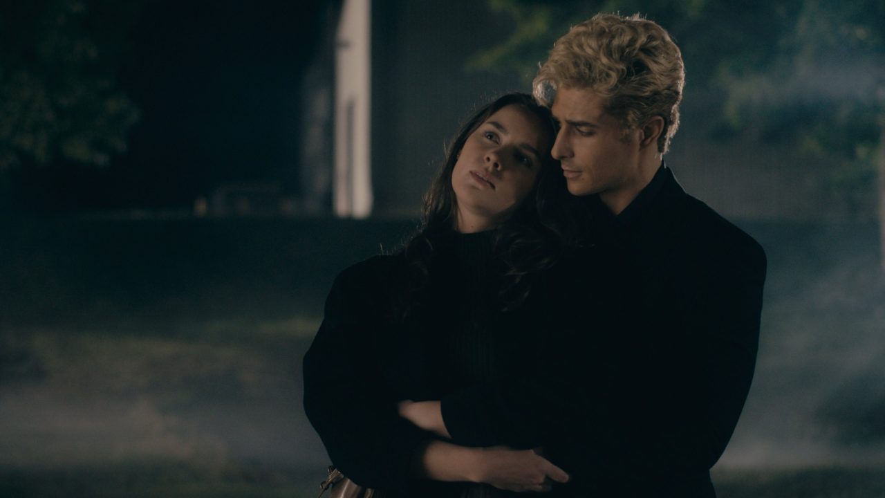 Audrey Hare and Alexander Cubis in Black Dagger Brotherhood season 2. Photo: Passionflix