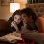 Belmont Cameli and Ella Bright in Off Campus (2026). Photo: Prime Video