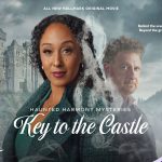 Tamera Mowry-Housley and Risteard Cooper in Haunted Harmony Mysteries: Key to the Castle. Photo: Hallmark Media