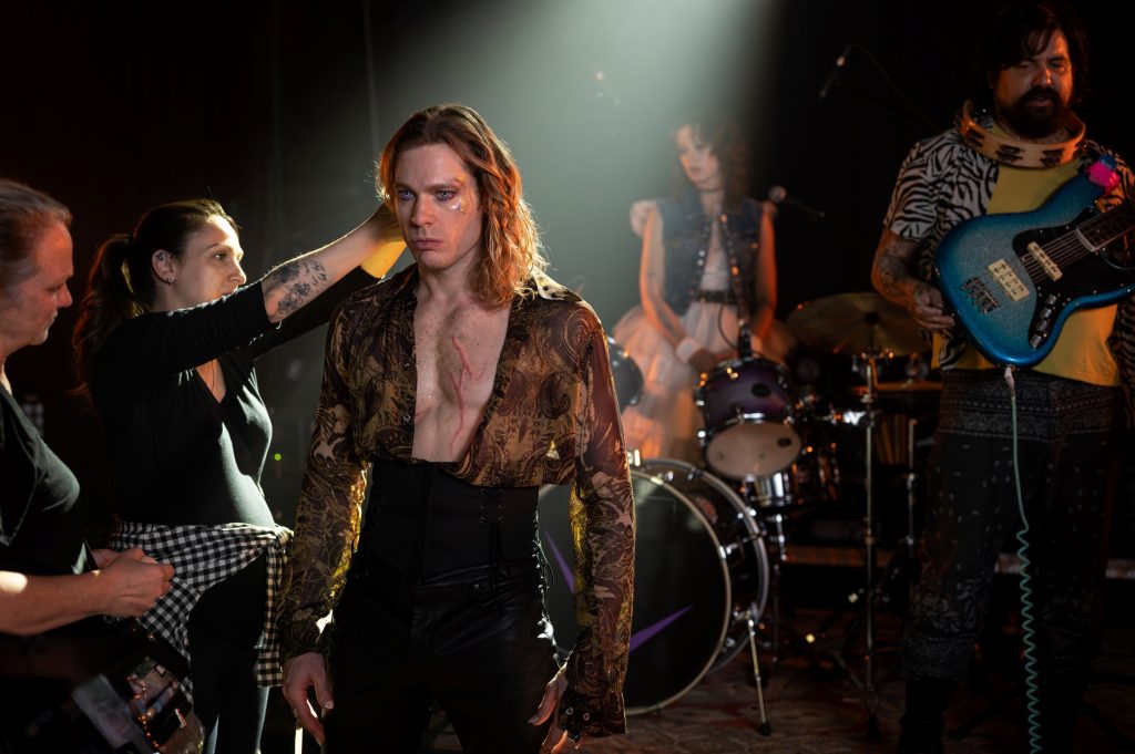 Sam Reid as Lestat De Lioncourt - Anne Rice's The Vampire Lestat _ Episode 01, Behind the Scene - Photo Credit: Sophie Giraud/AMC
