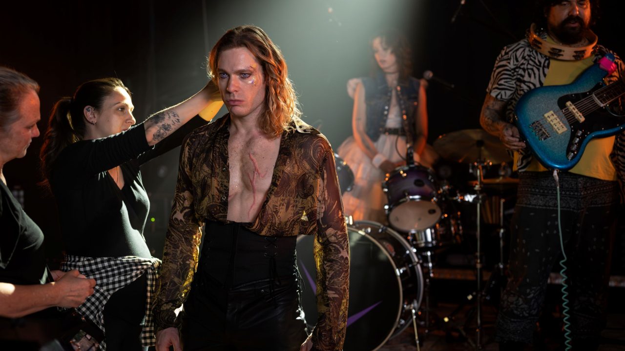 Sam Reid as Lestat De Lioncourt - Anne Rice's The Vampire Lestat _ Episode 01, Behind the Scene - Photo Credit: Sophie Giraud/AMC