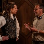 Exective Producer Mark Johnson and Sam Reid as Lestat De Lioncourt - Anne Rice's The Vampire Lestat _ Episode 02, Behind the Scene - Photo Credit: Sophie Giraud/AMC