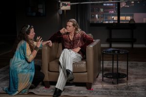 Director Claudia Llosa and Sam Reid as Lestat De Lioncourt - Anne Rice's The Vampire Lestat _ Episode 03, Behind the Scene - Photo Credit: Sophie Giraud/AMC