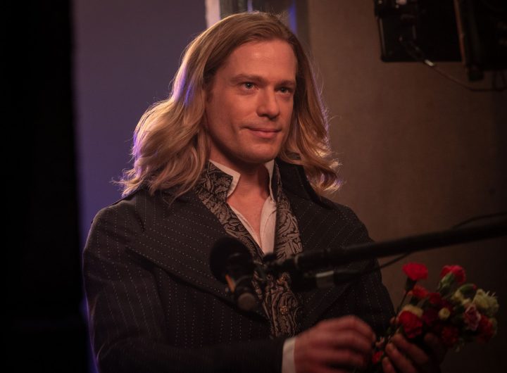 Sam Reid as Lestat De Lioncourt - Anne Rice's The Vampire Lestat _ Episode 03, Behind the Scene - Photo Credit: Sophie Giraud/AMC