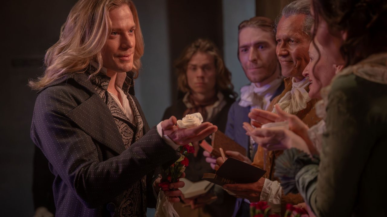 Sam Reid as Lestat De Lioncourt - Anne Rice's The Vampire Lestat _ Episode 03 - Photo Credit: Sophie Giraud/AMC