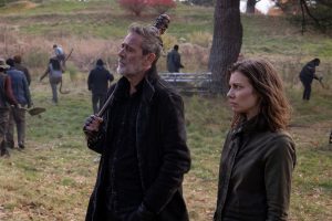 Jeffrey Dean Morgan as Negan and Lauren Cohan as Maggie Rhee in The Walking Dead: Dead City season 3. Photo: AMC Global Media