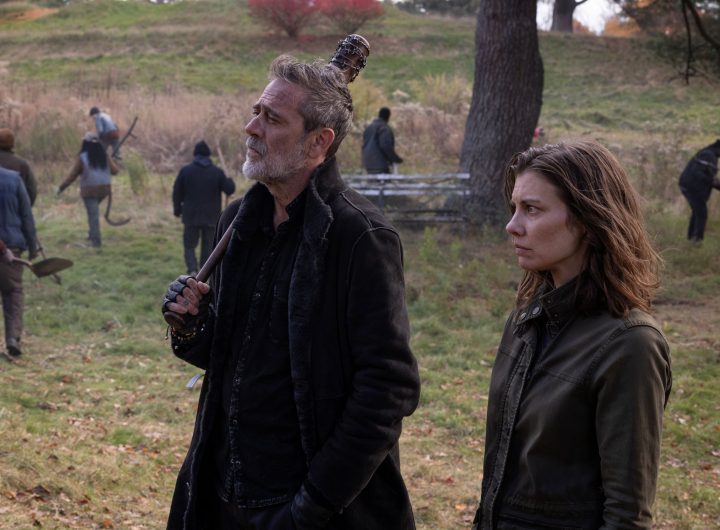 Jeffrey Dean Morgan as Negan and Lauren Cohan as Maggie Rhee in The Walking Dead: Dead City season 3. Photo: AMC Global Media