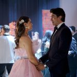 Lyndsy Fonseca and Peter Porte in The Love Heist. Photo: Hallmark Media