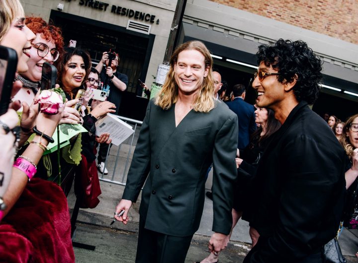 Sam Reid and Assad Zaman at The Vampire Lestat Concert. Photo: AMC