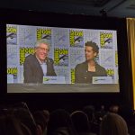 Eric Bogosian and Jacob Anderson at The Vampire Lestat panel at SDCC 2025. Photo: Sarabeth Pollock
