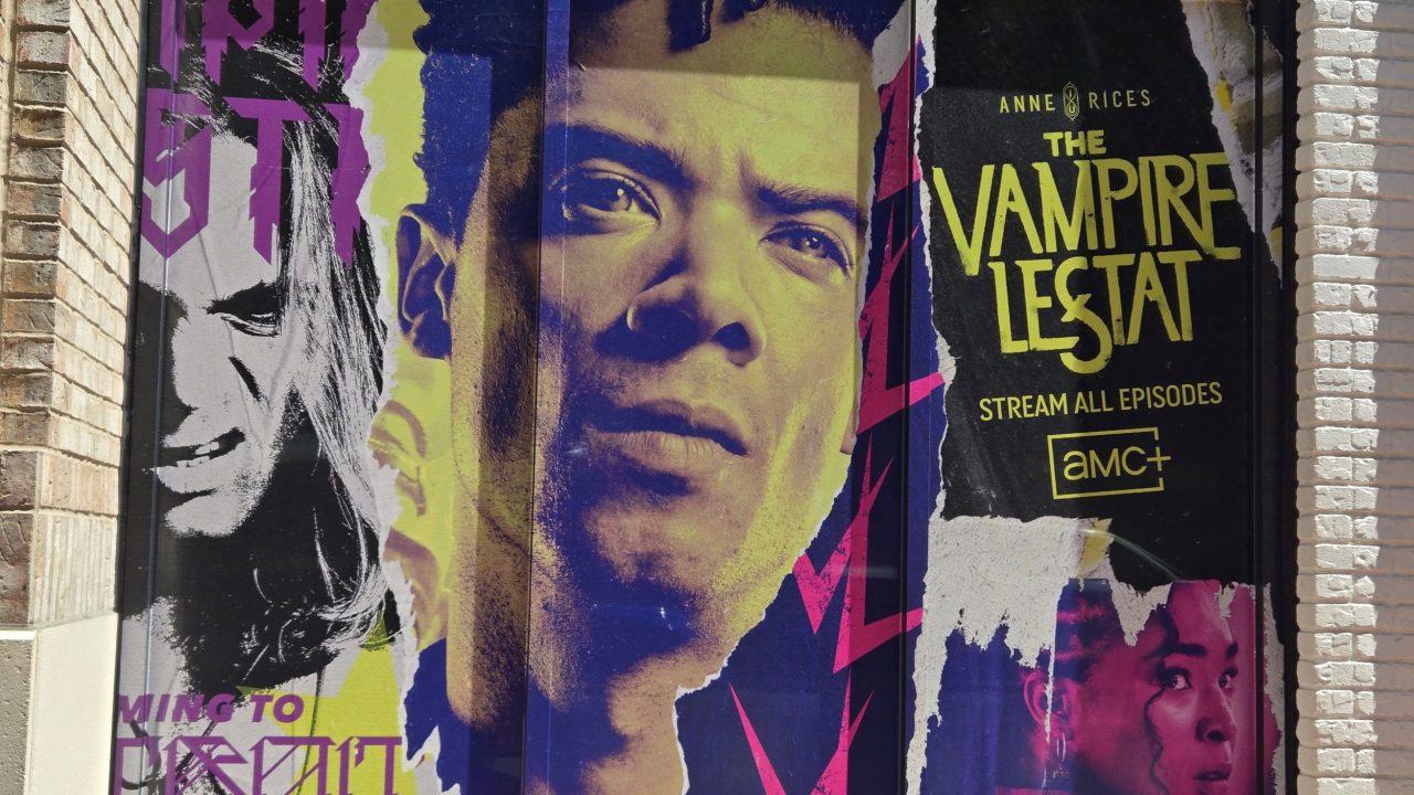 The Vampire Lestat building wrap at Pendry San Diego for SDCC 2026. Photo: Sarabeth Pollock