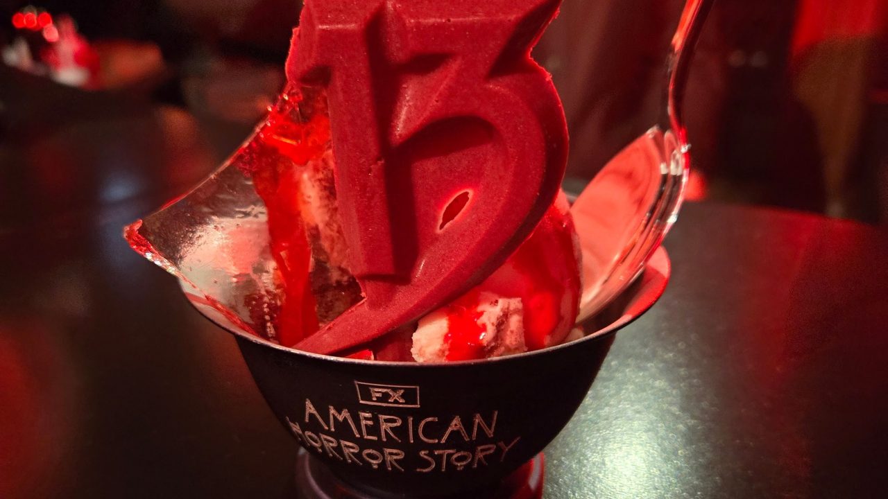 The 13th Scoop ice cream at the American Horror Story SDCC activation celebrating the show's upcoming 13th season. Photo: Sarabeth Pollock