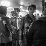 BTS, Director Levan Akin, Jacob Anderson as Louis De Point Du Lac, Luke Brandon and Field as Young Molloy - Interview with the Vampire _ Season 1, Episode 6 - Photo Credit: Alfonso Bresciani/AMC