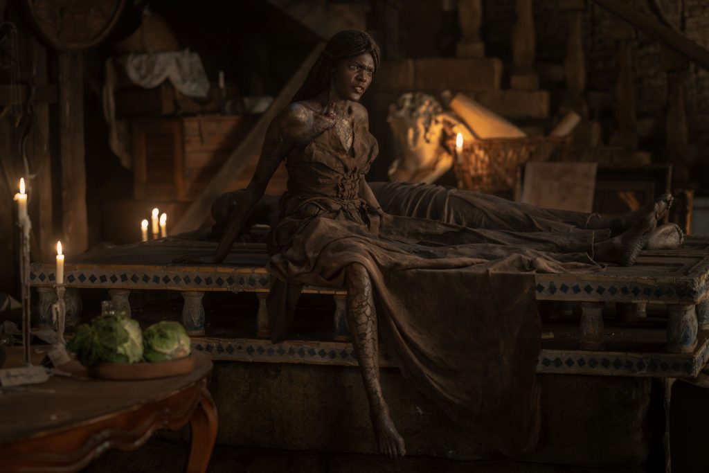 Sheila Atim as Akasha - Anne Rice's The Vampire Lestat _ Episode 05 - Photo Credit: Sophie Giraud/AMC