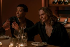 Sam Reid as Lestat De Lioncourt and Jacob Anderson as Louis De Pointe Du Lac - Anne Rice's The Vampire Lestat _ Episode 06 - Photo Credit: Sophie Giraud/AMC