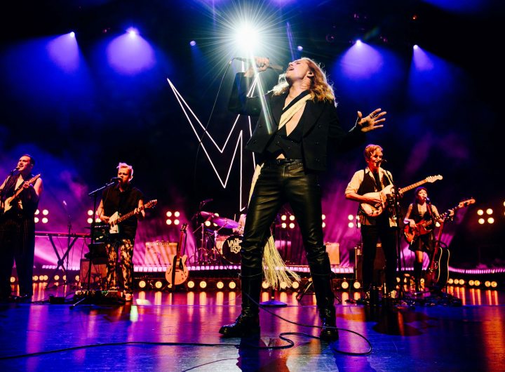 Sam Reid performing at The Vampire Lestat: One Night Only LIVE. Credit: Nina Westervelt/AMC Global Media