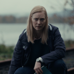 Deborah Ann Woll in a promotional image from The Cycle. Photo: Shudder