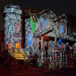 Exterior of the Widows maze at Knott's Scary Farm 2026. Photo: Sarabeth Pollock
