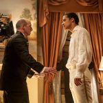 BTS, Jacob Anderson as Louis De Point Du Lac and Matthew Dennis Lewis as Matt McPhail - Interview with the Vampire _ Season 1, Episode 7 - Photo Credit: Alfonso Bresciani/AMC