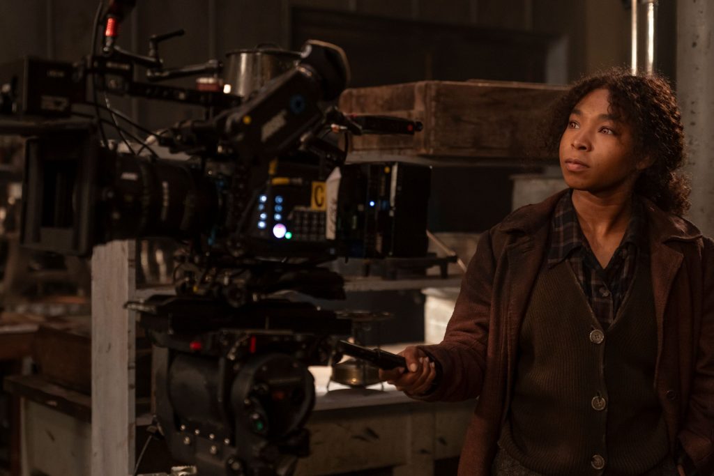 BTS, Delainey Hayles as Claudia - Interview with the Vampire _ Season 2, Episode 1 - Photo Credit: Larry Horricks/AMC