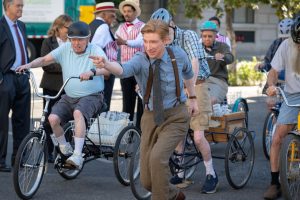 Domhnall Gleeson as Ned in The Paper season 2. Photo: Peacock