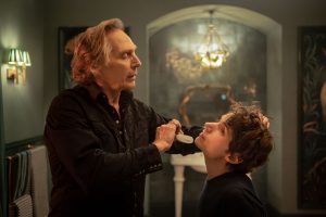 Nicholas Denton as Guy Anatole and William Fichtner as Jasper - Talmasca _ Season 1, Episode 4 - Photo Credit: David Gennard/AMC